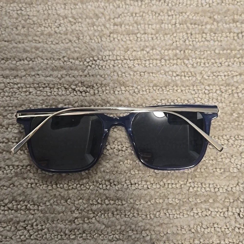 Warby Parker Caleb M 2124 Sunglasses- Midnight Fade Silver